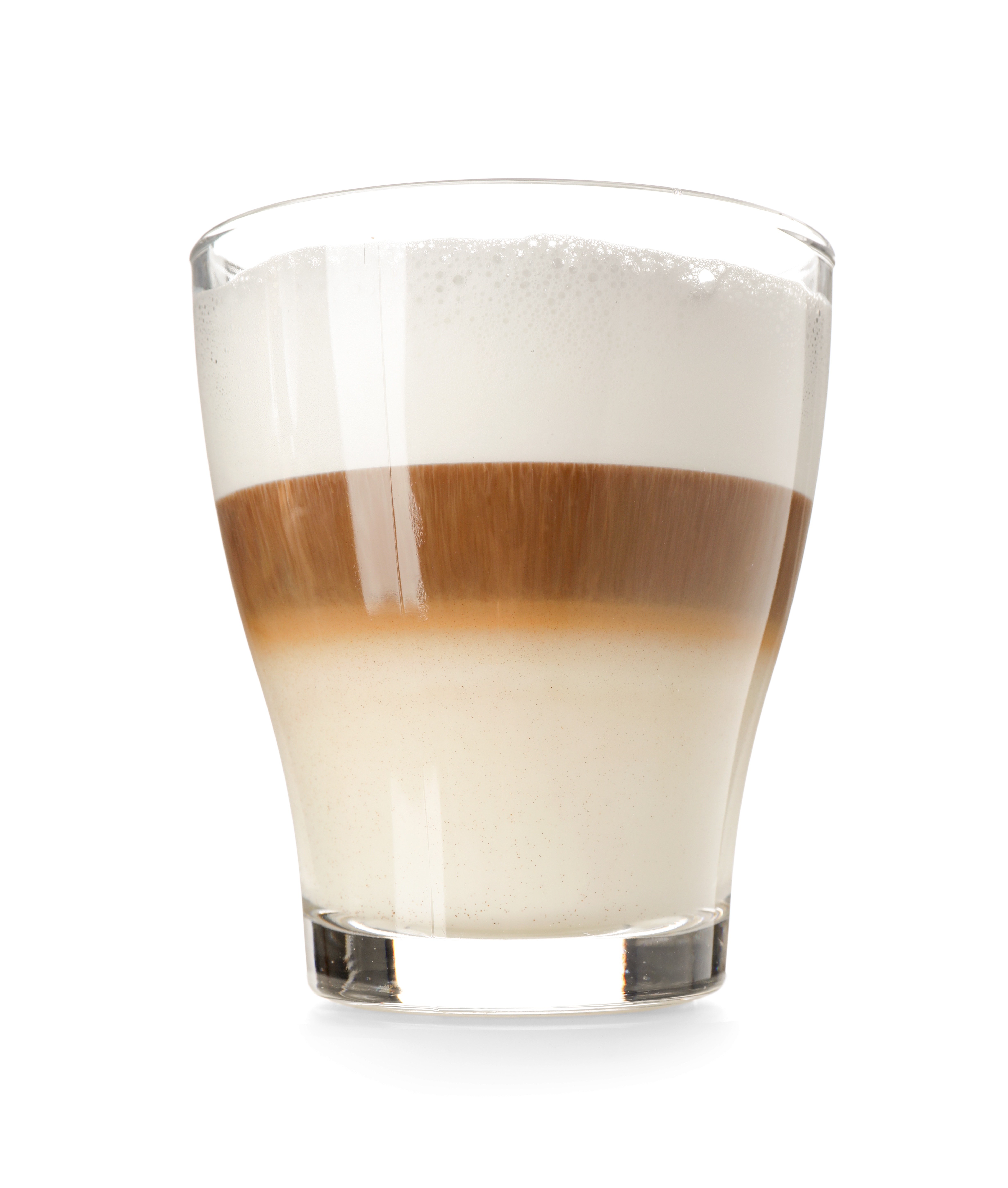 Latte macchiato met soja drink